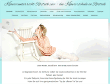 Tablet Screenshot of klavierunterricht-rostock.com